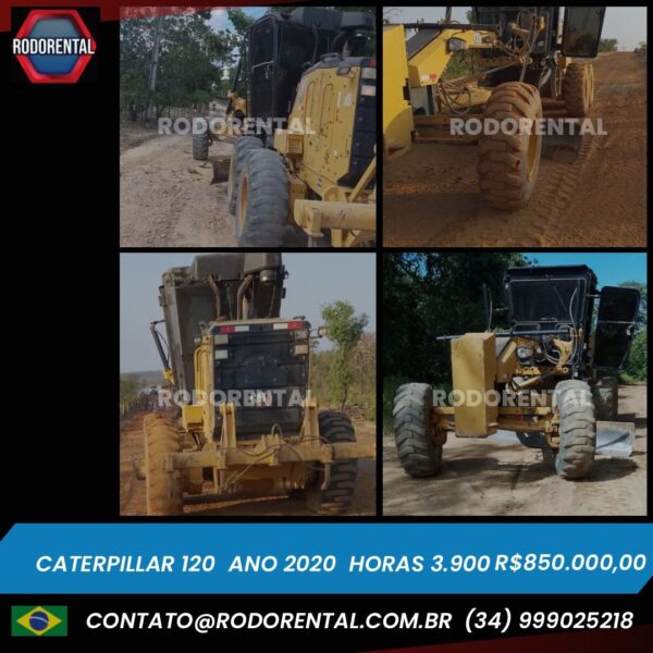Motoniveladora Caterpillar 120 ano 2020 - Imagem 3